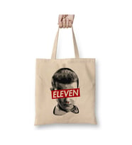 Stranger Things Eleven Bez Çanta Uzun Saplı Alışveriş Çantası Plaj Çantası (Beyaz)