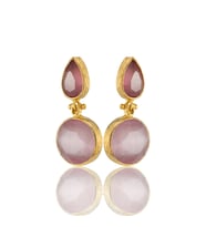 Kadir Jewellery 22 Ayar Altın Kaplama Vintage Küpe -El İşçiliği Ve Hipoalerjenik Küpe