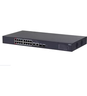 DAHUA CS4220-16GT-135, 16Port, Gigabit, PoE 135W, 2 Port Gigabit Uplink, 2 Port SFP Gigabit Combo, Cloud Yönetilebilir, Switch