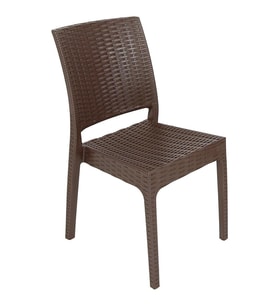 Mandella Elit Rattan Sandalye (2 adet) KAHVERENGİ
