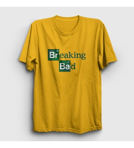 Presmono Unisex Sarı Logo Breaking Bad T-Shirt 185103tt (Sarı)