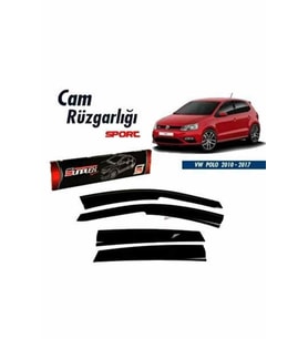 Vw Polo Mugen Cam Rüzgarlığı 2010-2017 arası 4'lü Sunplex (Beyaz)