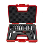 İzeltaş 1107 00 6014 Derin Lokma Anahtar Takımı 1/4" 14 Parça (Gri)