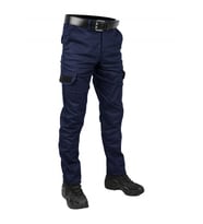 Lacivert Likralı Outdoor Gabardin Kargo Pantolon