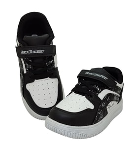 NEW HUNTER 233 Filet Cırtlı Ünisex Çocuk Sneaker Ayakkabı SİYAH-BEYAZ (Siyah & Beyaz)
