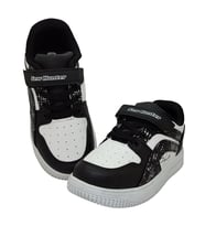 NEW HUNTER 233 Filet Cırtlı Ünisex Çocuk Sneaker Ayakkabı SİYAH-BEYAZ (Siyah & Beyaz)