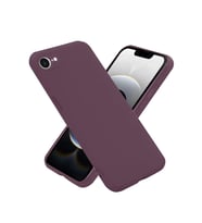 iPhone 16E Kılıf First Silikon - Mürdüm