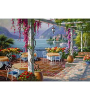 Anatolian 500 Parça Mor Salkımlı Teras Puzzle
