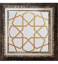 Armada Çini 20x20 Cm SP 89 Beyaz Metalik Kütahya Çinisi Pano