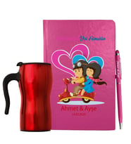 Sevgililer Gününe Özel Defter Kalem & Termos Mug Hediye Seti 15