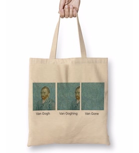 Van Gogh Van Goghing Bez Çanta Uzun Saplı