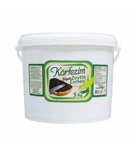Körfezim Siyah Zeytin Ezmesi 5 Kg Kova