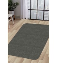 Dijidekor Halı Antrasit Cool K1290 Yıkanabilir  Kesme İnce Yolluk Kilim Salon Halısı Modelleri