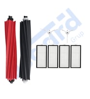 ROBOROCK Q5, Q5+, Q5 PRO,Q5 PRO+ UYUMLU 1 Ana Fırça 2 Yan Fırça 4 Filtre PKT-iasgf0000461