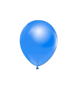 Metalik  Balon 12 İnç Baskısız (100 Adet)  Saks Mavi