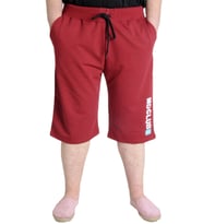 Mode XL Büyük Beden Erkek Kapri MD CLUB 23508 Bordo