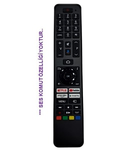 VESTEL-TOSHIBA NETFLİX-YouTube - prime video - Google Play TUŞLU SES KOMUT YOK
