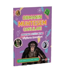 ORMANIN MUHTEŞEM CANLILARI Çıkartmalı Aktivite Kitabı Düşünme Becerileri