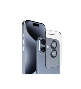 GREENMNKY Buddıes Iphone 16 / 16 Plus Uyumlu Kamera Lens Koruyucu (Blue)