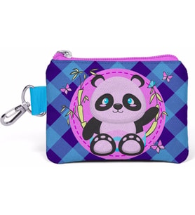Coral High Kids Sevimli Panda Bozuk Para Çantası - Pembe / Mavi - Kız Çocuk 21759