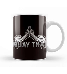 Fighter Muay Thai Sports MMA Martial Arts Thailand Boxing Kupa Bardak Porselen