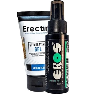 Eros Pro 101 LHXY056 Büyük Boy 60 ml ve Erektin Stimul Gel Erkeklere Özel Jel 60 ml