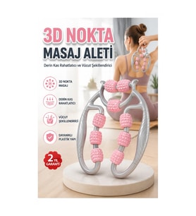 3D Noktalı Esnek Silikon Vücut Masaj Aleti