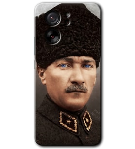 Xiaomi Mi 13T Pro Kılıf HD Desen Baskılı Arka Kapak - Başkomutan Atatürk