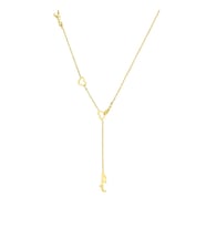 Kişiye Özel Minimalist Kalp Arapça İsim Sabr Kolye 925K Gümüş (Gold)