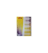 Bafix Seperatör 1-5 Rakamlı Plastik A4