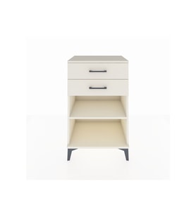 Hyperion Komodin Tek Raflı 2 Çekmeceli 60x44x96 Aytaşı-Aytaşı
