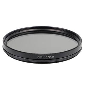 67mm CPL Polarize Filtre  Yansıma Önleyici  Canlı Renkler & Net Kontrast