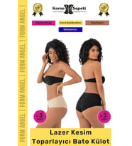 #BatoKülot Karın Basen Toparlayıcı Kaymaz İz Yapmaz Lazer Kesim Toparlayıcı Bato Külot 6'lı Set