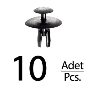 Peugeot Citroen Fiat için Davlumbaz Klips - 10 Adet