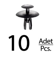 Peugeot Citroen Fiat için Davlumbaz Klips - 10 Adet