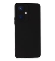 Newface Vivo Y27 Kılıf Nano içi Kadife Silikon - Siyah