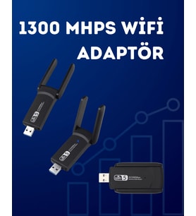 Usb Wifi Adaptör – 1200 Mbps Hız