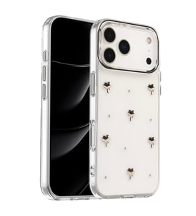 Newface Apple iPhone 17 Pro Max Fiyonk Desenli Kapak - Desen 1