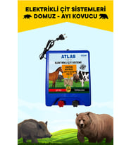 ELEKTRİKLİ ÇİT CİHAZI 220V FİŞLİ TAK ÇALIŞTIR 30.000 VOLT 5 YIL GARANTİ