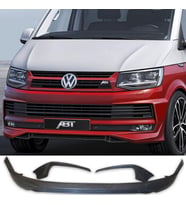 Vw Transporter T7 ABT 3 Parça Ön Ek Karlık Abs Plastik Mat Siyah 2016 2017 2018 2019 2020 2021 karlık+bodykit+ek