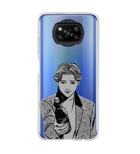 Poco X3 PRO / X3 NFC Uyumlu Anime Monster Tasarımlı Şeffaf Telefon Kılıfı