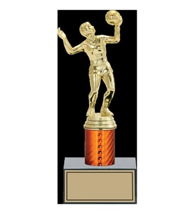 ODAK KUPA - Figürlü Kupalar - Voleybol Kadın Figürlü Kupalar FG-003 B - 23 cm