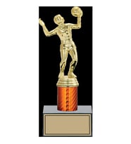 ODAK KUPA - Figürlü Kupalar - Voleybol Kadın Figürlü Kupalar FG-003 B - 23 cm