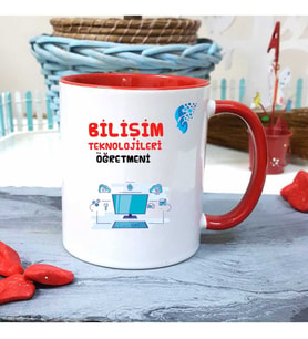Bilişim Teknolojileri Öğretmenine Özel Öğretmenler Günü Hediyesi Kişiye Özel Kup