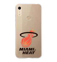 Huawei Honor 8a  Uyumlu Kapak Miami Heat Tasarımlı Şeffaf Silikon Kılıf