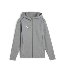 Puma Teamfinal Casuals Hooded Erkek Futbol Ceketi 65852833 Gri