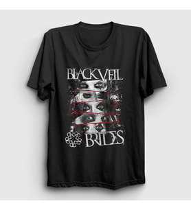 Presmono Unisex Siyah Eyes Black Veil Brides T-Shirt 18806tt