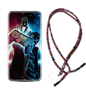 Xiaomi Redmi 8A 8 Pro 9C 9T 10C 11T Pro Kılıf Boyun Asklı Rasta Silikon Play Me 1757