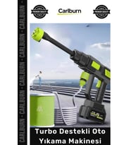 #OtoYıkama Şarjlı Kablosuz Yüksek Basınç Turbo Destekli Temizlik Performans Oto Yıkama Makinesi