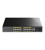ODS 16port 200w FULL PoE 08ODS-16P2U-200 10/100 2X-UPLINK Yönetilemez Switch